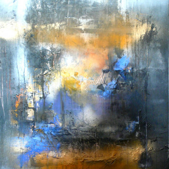 Œuvre contemporaine nommée « Peintures acrylique, technique mixte. 3 », Réalisée par PATRICK CHARRIER