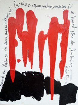 Œuvre contemporaine nommée « les immigrés », Réalisée par CARLO AVENTURIERO