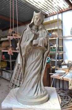 Œuvre contemporaine nommée « Virgen del Pilar 1 », Réalisée par PHILIPPE LE MONIES DE SAGAZAN