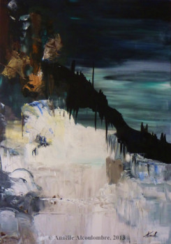 Œuvre contemporaine nommée « Le pont », Réalisée par ANAëLLE ALCOULOMBRE