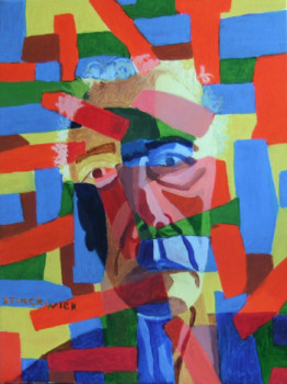 Œuvre contemporaine nommée « autoportrait », Réalisée par STINCKWICH