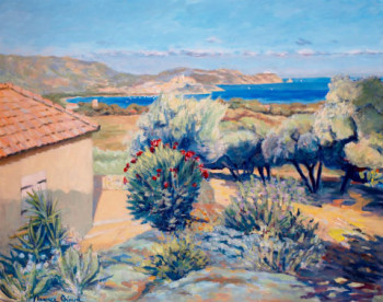 Œuvre contemporaine nommée « Baie de Calvi », Réalisée par MAXENCE GERARD