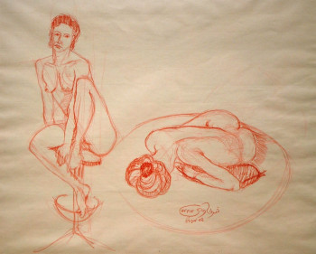 Œuvre contemporaine nommée « Rosalie », Réalisée par AFFIF CHERFAOUI