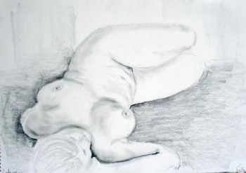Œuvre contemporaine nommée « Nu », Réalisée par GUILLOU