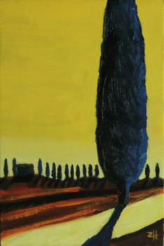 Œuvre contemporaine nommée « Toscane / Tuscany / Toscana S1-12 », Réalisée par JEAN-FRANçOIS ZANETTE