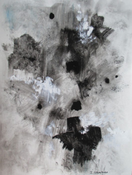 Œuvre contemporaine nommée « En noir et blanc 1 », Réalisée par J. CAUMES