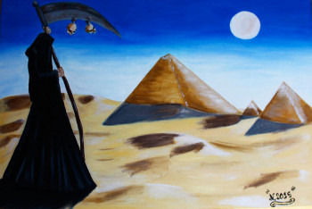 Œuvre contemporaine nommée « Egypt », Réalisée par NAGASHUD