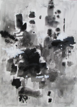 Œuvre contemporaine nommée « En noir et blanc 4 1 », Réalisée par J. CAUMES