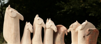 SCULPTURES CHEVAUX BRUT Sur le site d’ARTactif