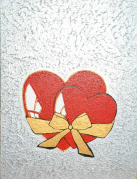 Œuvre contemporaine nommée « Offrir pour la St Valentin N° 29 », Réalisée par ANGELINO CAMPIGOTTO