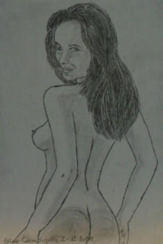 Œuvre contemporaine nommée « Femme nue 2 », Réalisée par ANGELINO CAMPIGOTTO