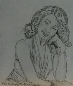 Œuvre contemporaine nommée « Whitney Houston », Réalisée par ANGELINO CAMPIGOTTO