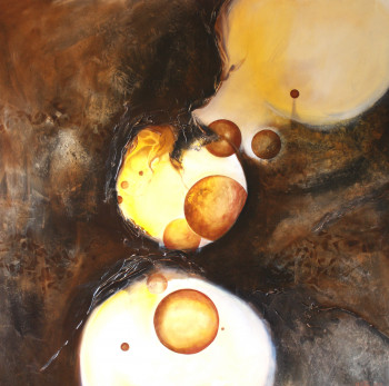 Œuvre contemporaine nommée « "Ynexias : la gestation des univers" », Réalisée par THIERRY ETHEVE