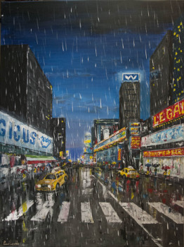 Œuvre contemporaine nommée « Sale temps à New York », Réalisée par PASCAL LENOBLE