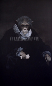 Œuvre contemporaine nommée « Monkey Van Dyck Genoa », Réalisée par MANAT