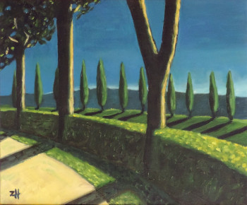Œuvre contemporaine nommée « Toscane / Tuscany / Toscana S2-01 », Réalisée par JEAN-FRANçOIS ZANETTE