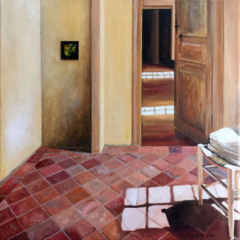 Œuvre contemporaine nommée « Intérieur N°36 », Réalisée par PATRICE LANNOY