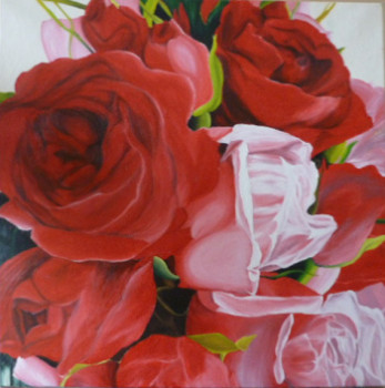 Œuvre contemporaine nommée « Les Roses », Réalisée par VYKING