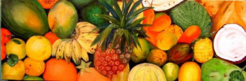 Œuvre contemporaine nommée « Fruits exotiques », Réalisée par ARNOLD