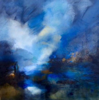 Œuvre contemporaine nommée « Après l'orage », Réalisée par ANNE SAUMONT