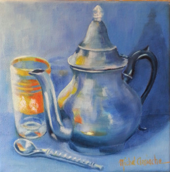 Œuvre contemporaine nommée « La Theiere - Tea-pot », Réalisée par MICHEL AMIACHE