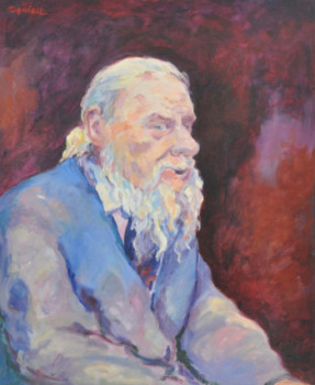 Œuvre contemporaine nommée « Mr Henri THORIN à l'académie - 1996 - », Réalisée par DANIELL