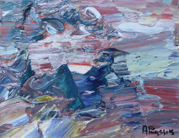 Œuvre contemporaine nommée « APPARITION », Réalisée par MONIQUE PAGES (1944-2014)