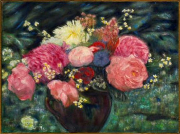 Œuvre contemporaine nommée « Bouquet de fleurs », Réalisée par MADI