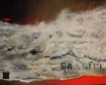 Œuvre contemporaine nommée « Fragile », Réalisée par LY-ROSE