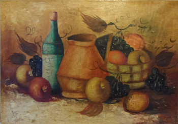 Œuvre contemporaine nommée « Fruits d'Automne », Réalisée par JACKY MONKA