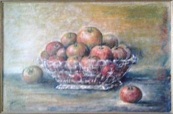 Œuvre contemporaine nommée « les pommes du Vilars », Réalisée par FARRUGIA
