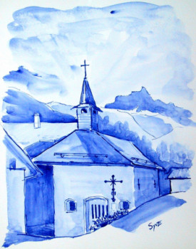 Œuvre contemporaine nommée « La Chapelle St Grat - Lancheverne - Savoie », Réalisée par SYVE