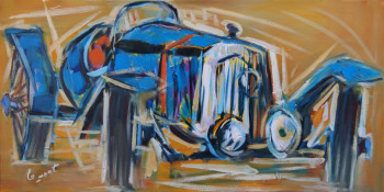 Œuvre contemporaine nommée « Panhard et Levassor », Réalisée par ALAIN LE NOST