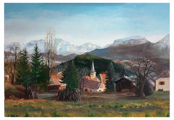 Œuvre contemporaine nommée « Lalley en Isère », Réalisée par NOëLLE HUIN