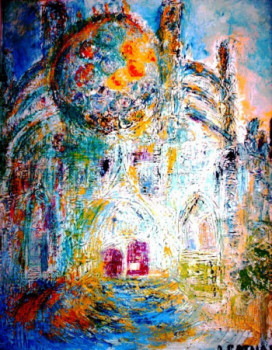 Œuvre contemporaine nommée « la cathédrale de Beauvais », Réalisée par ANNIE RATNADASS