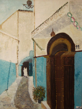 Œuvre contemporaine nommée « Ruelle des Oudaïas à Rabat (Maroc) », Réalisée par GUY  ROMEDENNE