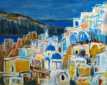 Oia, les couleurs de Santorin Sur le site d’ARTactif