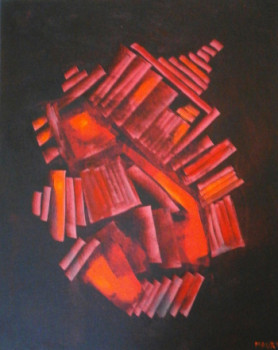 Œuvre contemporaine nommée « LABYRINTHE 1 », Réalisée par MIREILLE MAURY