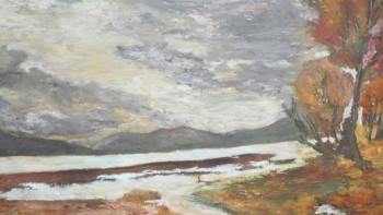 Œuvre contemporaine nommée « Ciel d'orage », Réalisée par GUY  ROMEDENNE