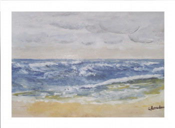 Œuvre contemporaine nommée « L'Herbaudière, île de Noirmoutier », Réalisée par GUY ROMEDENNE