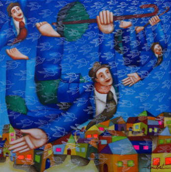 Œuvre contemporaine nommée « Un souffle de printemps », Réalisée par PHILIPPE LOUBAT