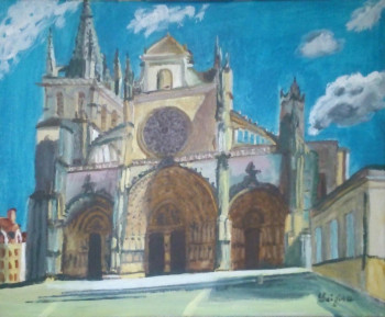 Œuvre contemporaine nommée « Cathedrale de Bazas », Réalisée par LUIGINA