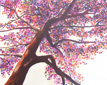 Œuvre contemporaine nommée « arbre à bonbons », Réalisée par ERIC PELLEAU