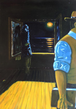 Les heures longues / Long hours / Le ore lunghe 02 - La fenêtre sur la mer, la nuit / Window on the sea, night / La finestra sul mare, notte Sur le site d’ARTactif