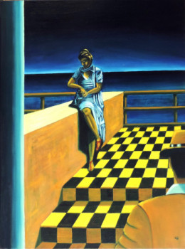 Les heures longues / Long hours / Le ore lunghe 06 - L'escalier vers la mer / Le scale verso il mare / Stairs on the sea Sur le site d’ARTactif
