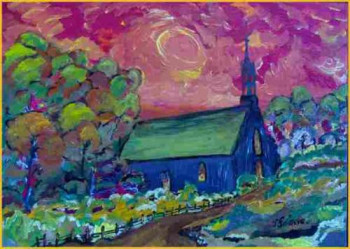 Œuvre contemporaine nommée « Chapelle verte », Réalisée par CIELDEBRETAGNE