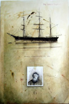 Œuvre contemporaine nommée « Portrait d'homme de mer », Réalisée par RAOUL GAILLARD