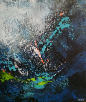 Œuvre contemporaine nommée « FRAICHEUR OCEANE 3 », Réalisée par MIREILLE MAURY