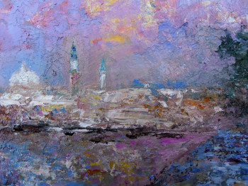 Œuvre contemporaine nommée « rêver à venise », Réalisée par ALAIN COJAN