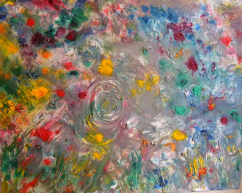 Œuvre contemporaine nommée « Floraison 799 », Réalisée par FRANçOIS-VASSIL ANDREEFF